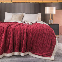Patura Premium Cu Blanita - Cocolino - Tricotat - Pufoasa 200x230 cm PC23