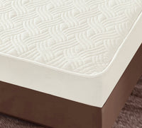 Set Husa De Pat Dublu, Din Catifea, Tip Topper Cu Elastic 180x200 cm - Plus Doua Fete De Perna HCT10