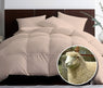 Pilota Matlasata Lana Damasc 100% NATURAL - De Iarna - 200x215cm - Crem