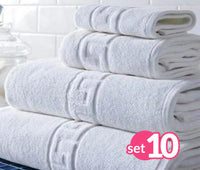 Set 10 Prosoape Din 100% Bumbac  (50x90cm) B34